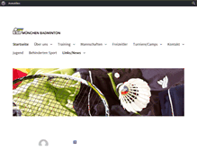 Tablet Screenshot of esv-muenchen-badminton.de